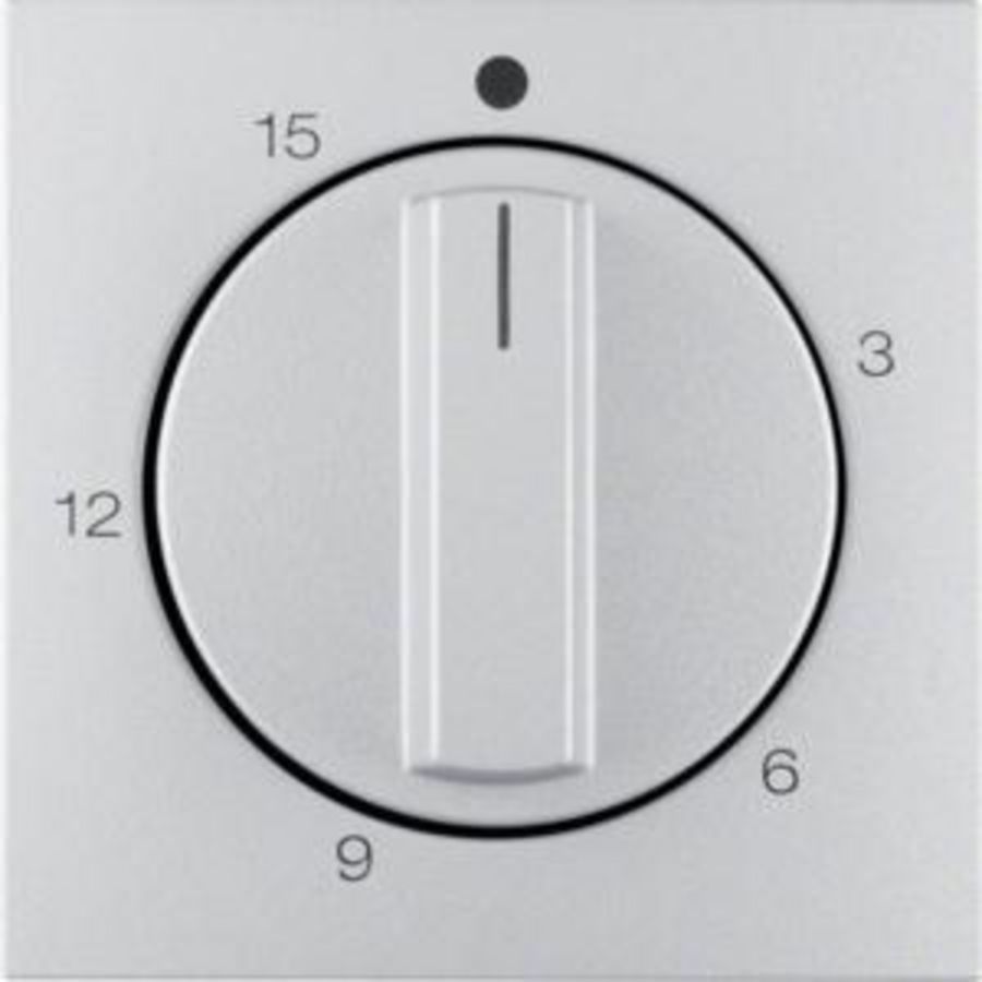 Afdek. tijdschakelklok 15min berker S.1/B.3/B.7 alulook