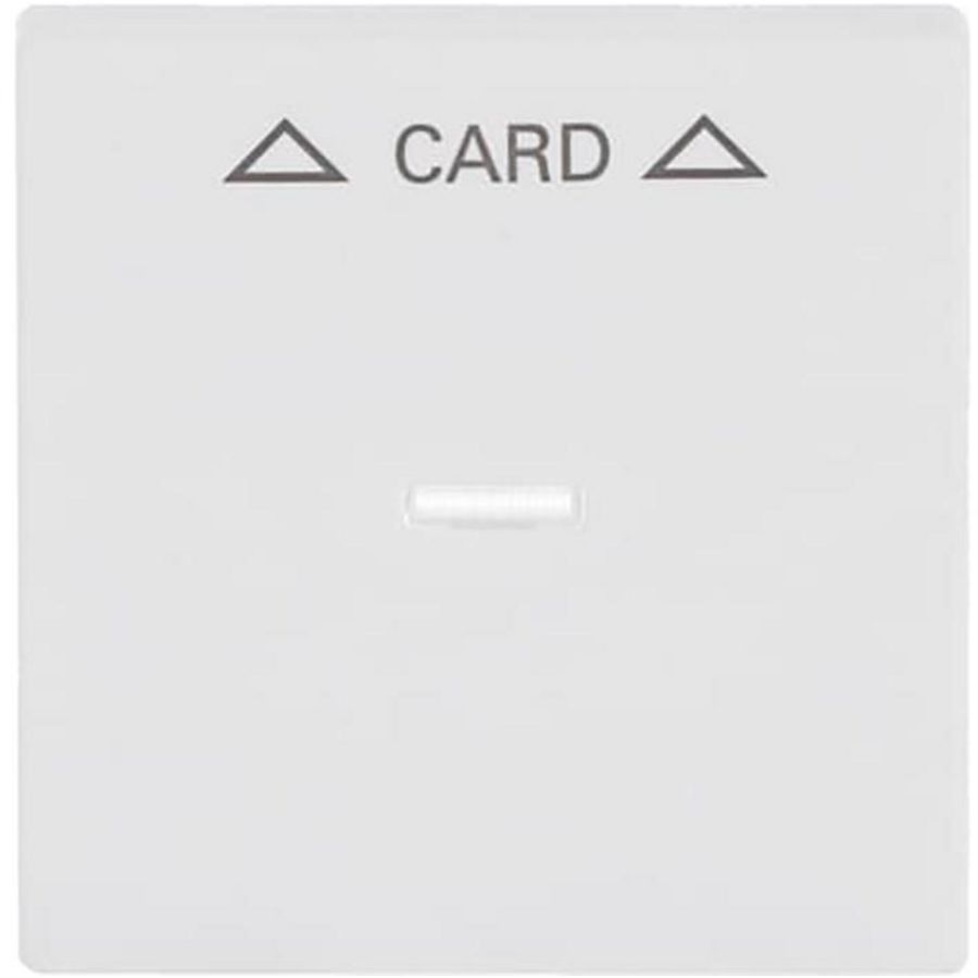 Centraalplaat voor card-schakelaar f-matwit (1792-884)