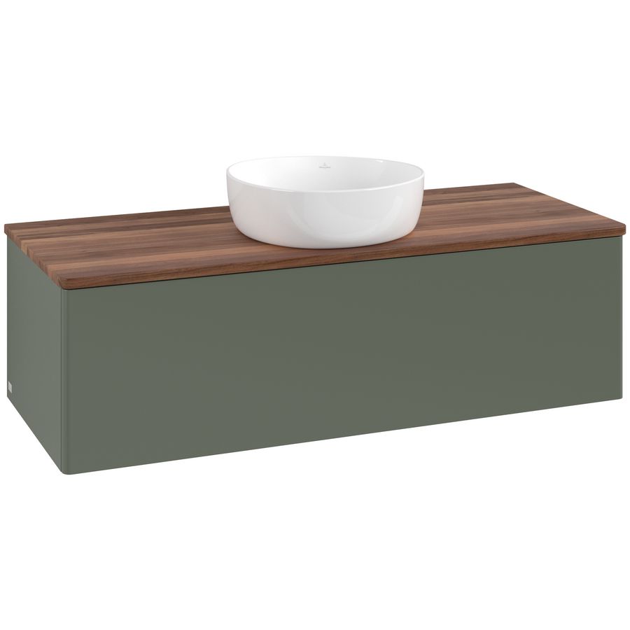 Wastafelonderkast Antao 1200x360x500mm L.Green Matt Lacquer L32012HL