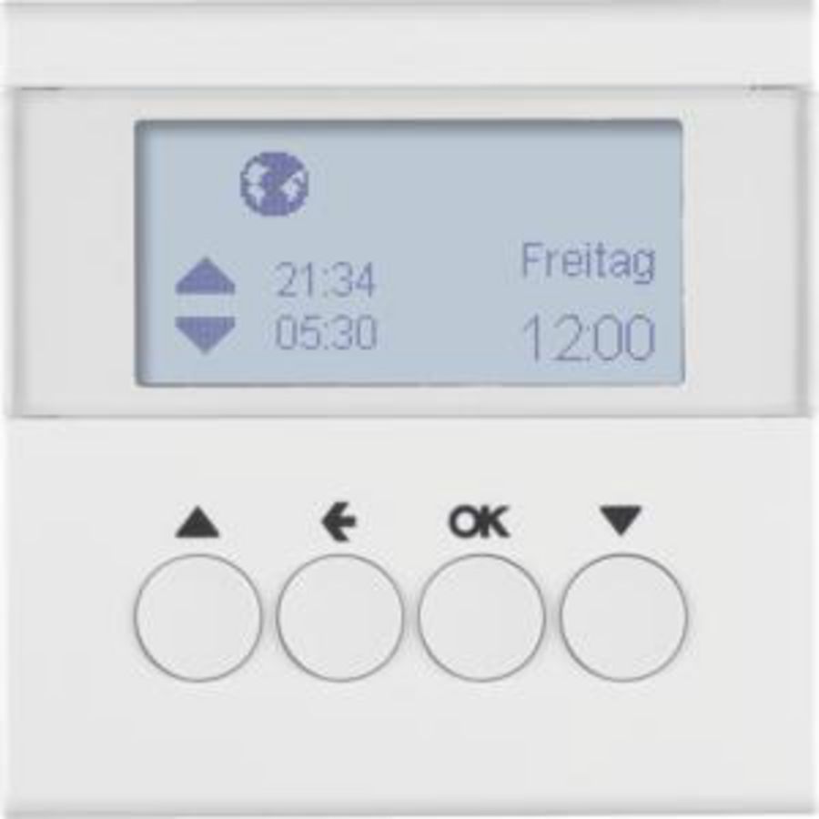 Jaloezie besturing schakelkl-opzetmod berker S.1/B.3/B.7 glans