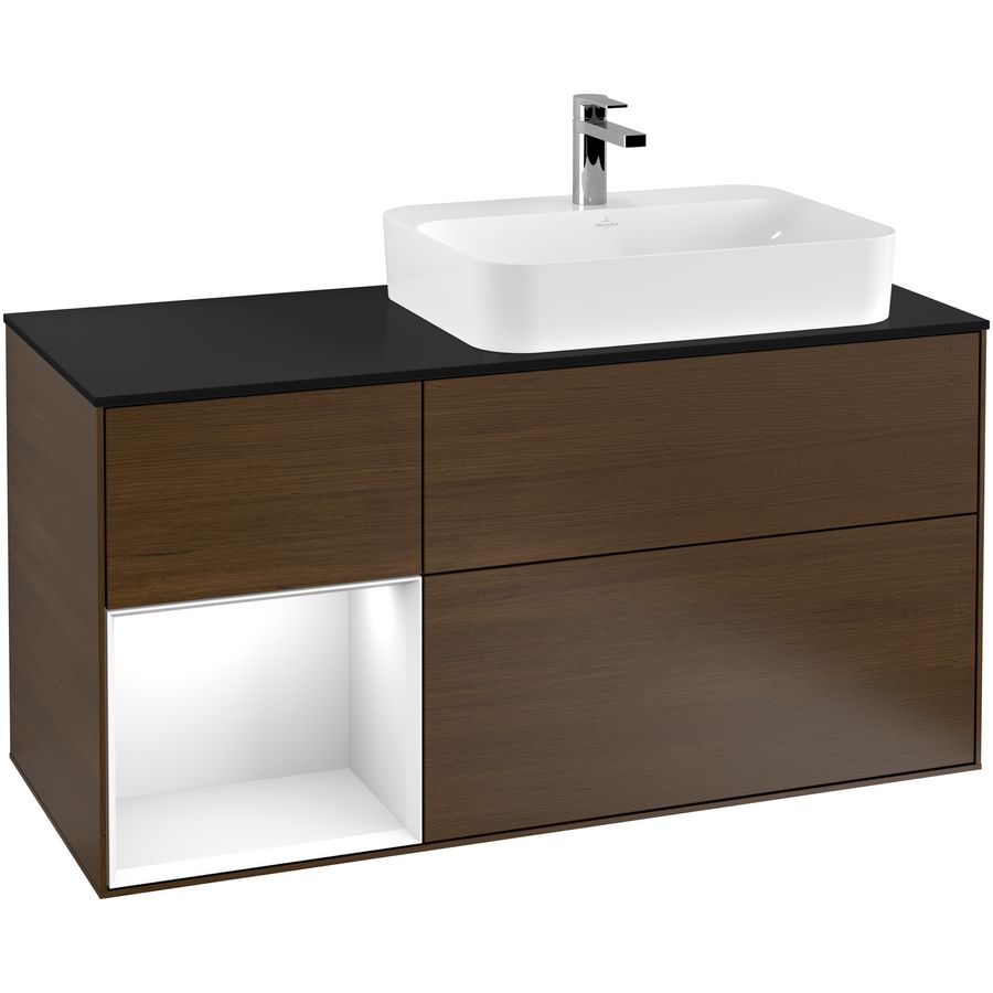Wastafelonderkast Finion 1200x603x501mm W.Veneer F392GFGN