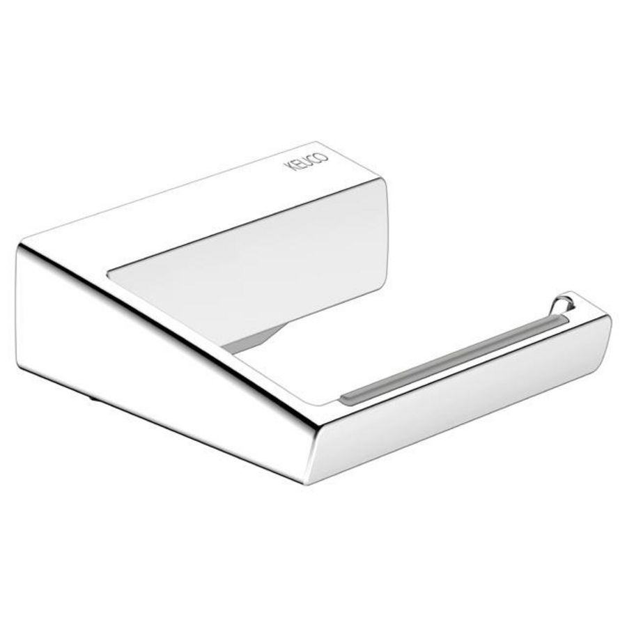 Toiletrolhouder open vorm inclusief lijmset verchrd