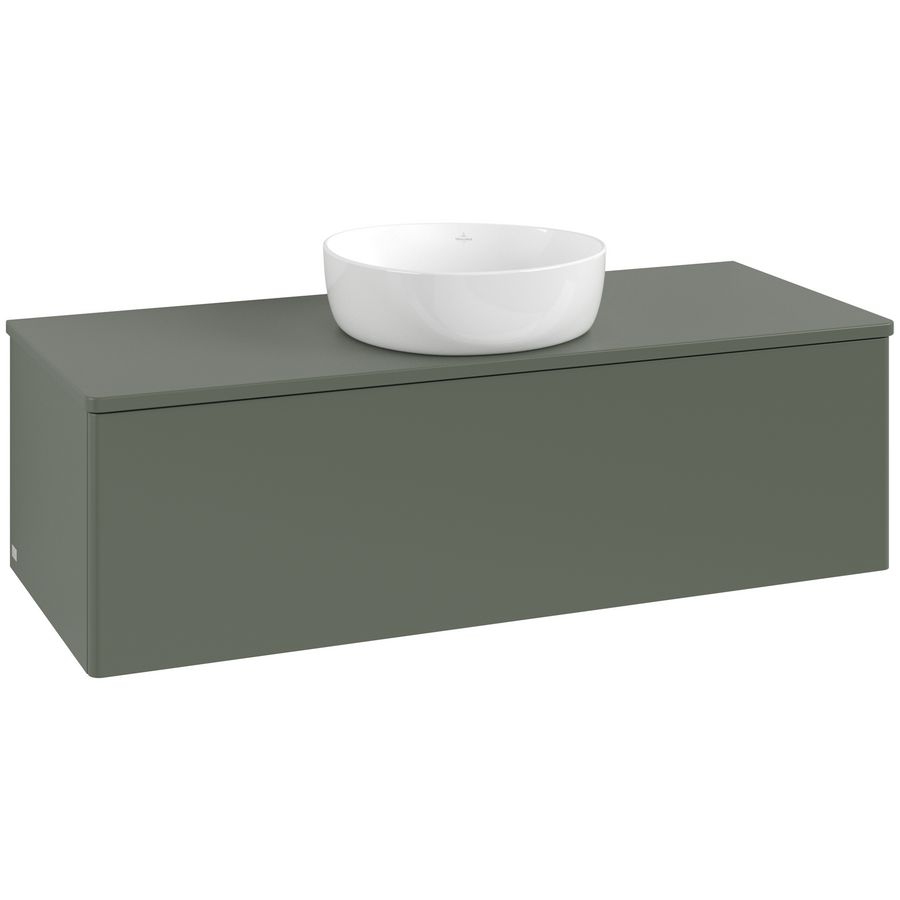 Wastafelonderkast Antao 1200x360x500mm L.Green Matt Lacquer L32050HL