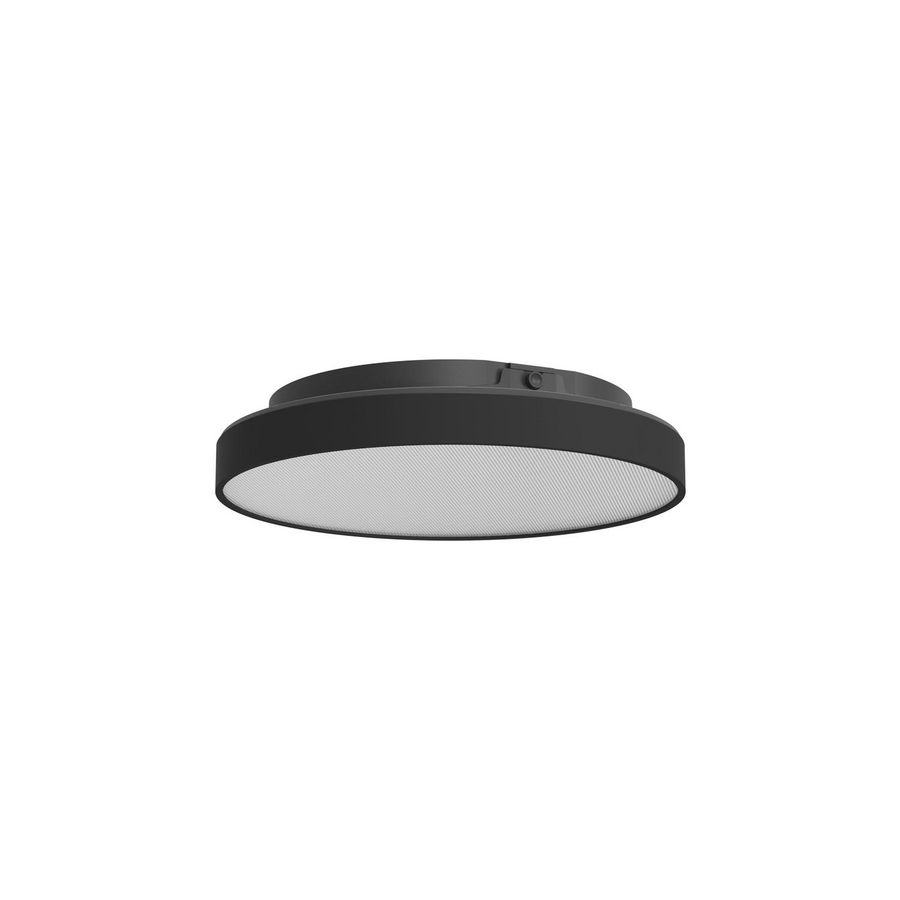Opbouwarmatuur LED Prodisc Helios Mini Ø290mm, max.10.5W nood, zwart