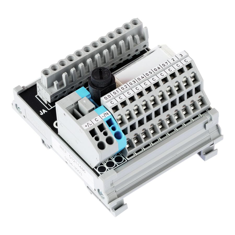 Interfacemodule systeembekabeling connectoren serie 232 12-p