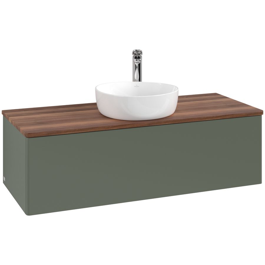 Wastafelonderkast Antao 1200x360x500mm L.Green Matt Lacquer L32052HL
