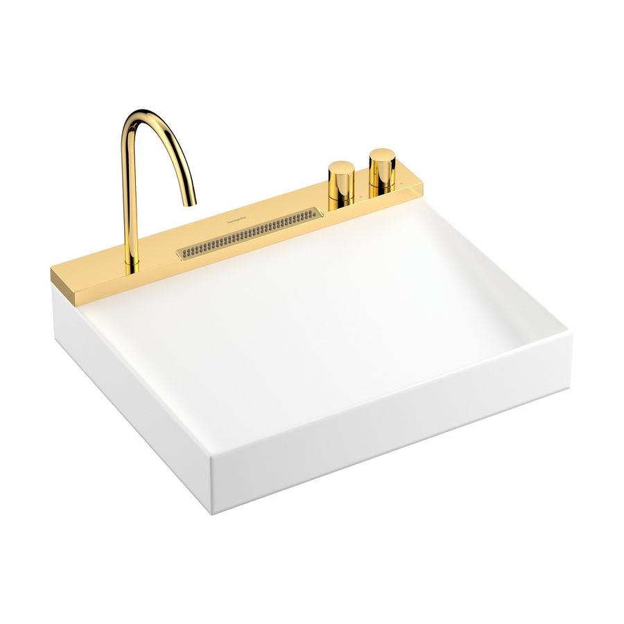 Wastafel Avalegra AquaUnit 580/475 Polished Gold-Optic