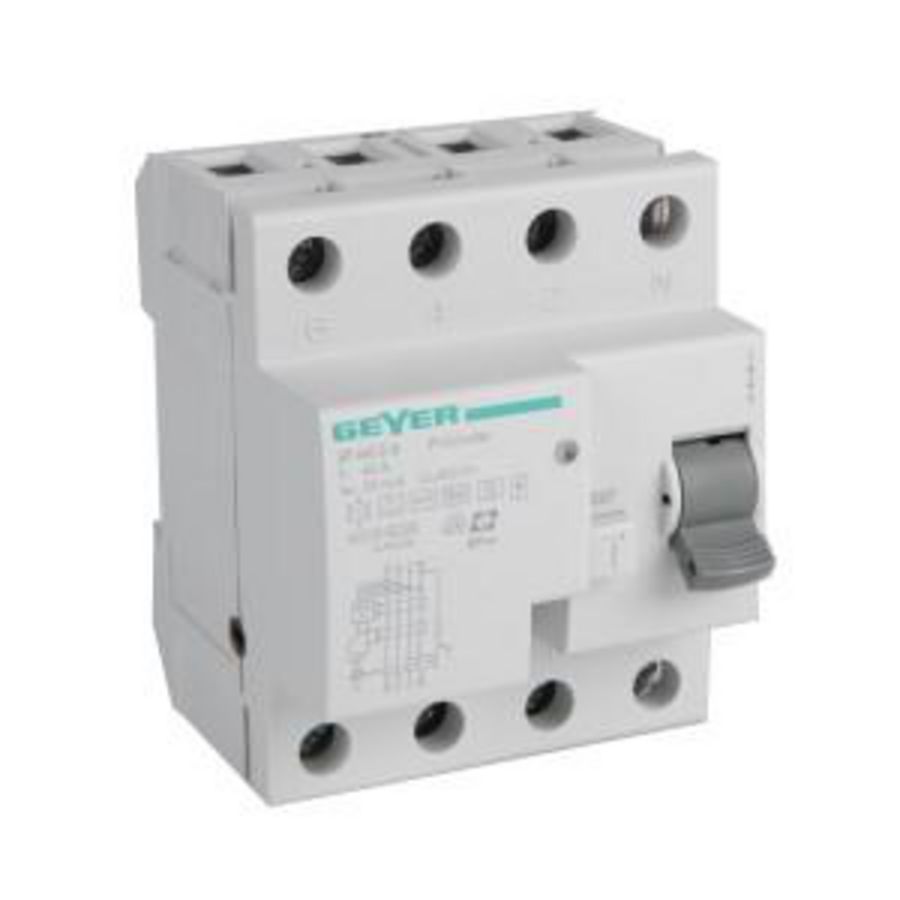 Aardlekschakelaar 4p 40A 300mA. Type B