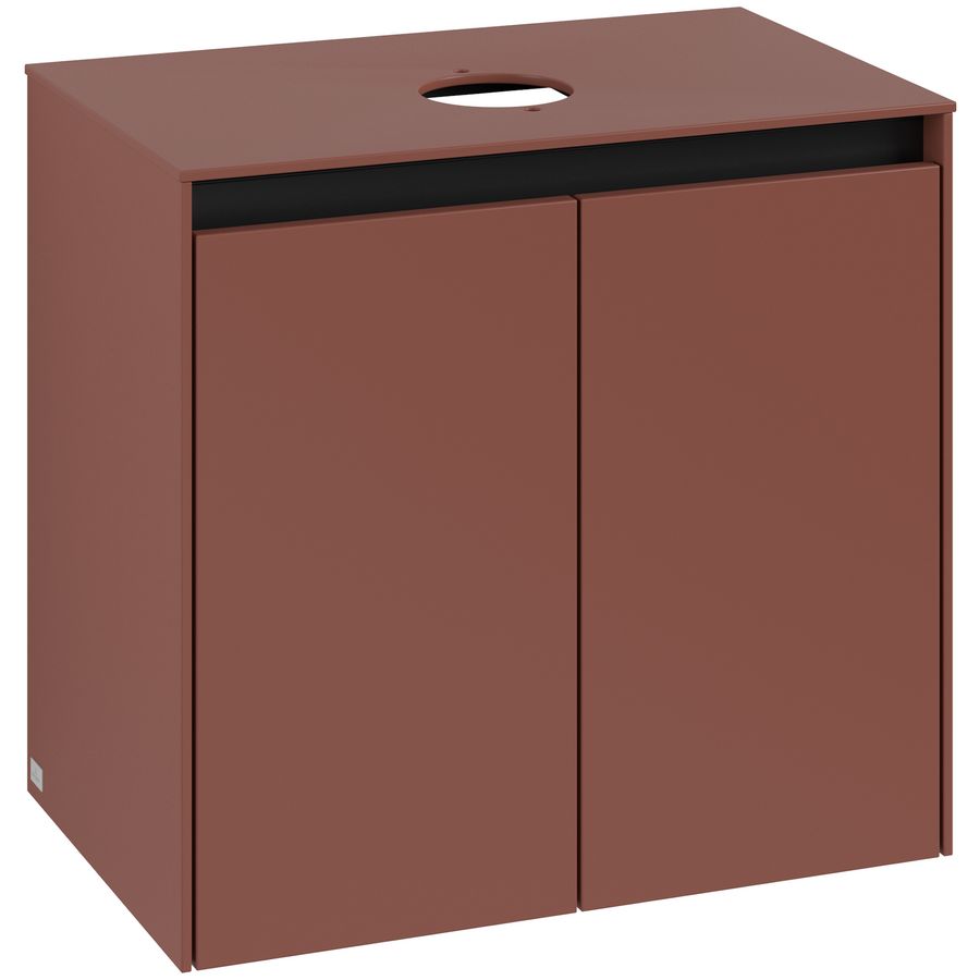 Wastafelonderkast Collaro 600x548x380mm Wine Red C150B0AH