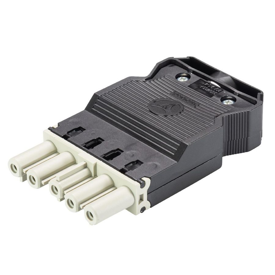 Kabelsteker GST18I5 female grijs schroef VVE=50