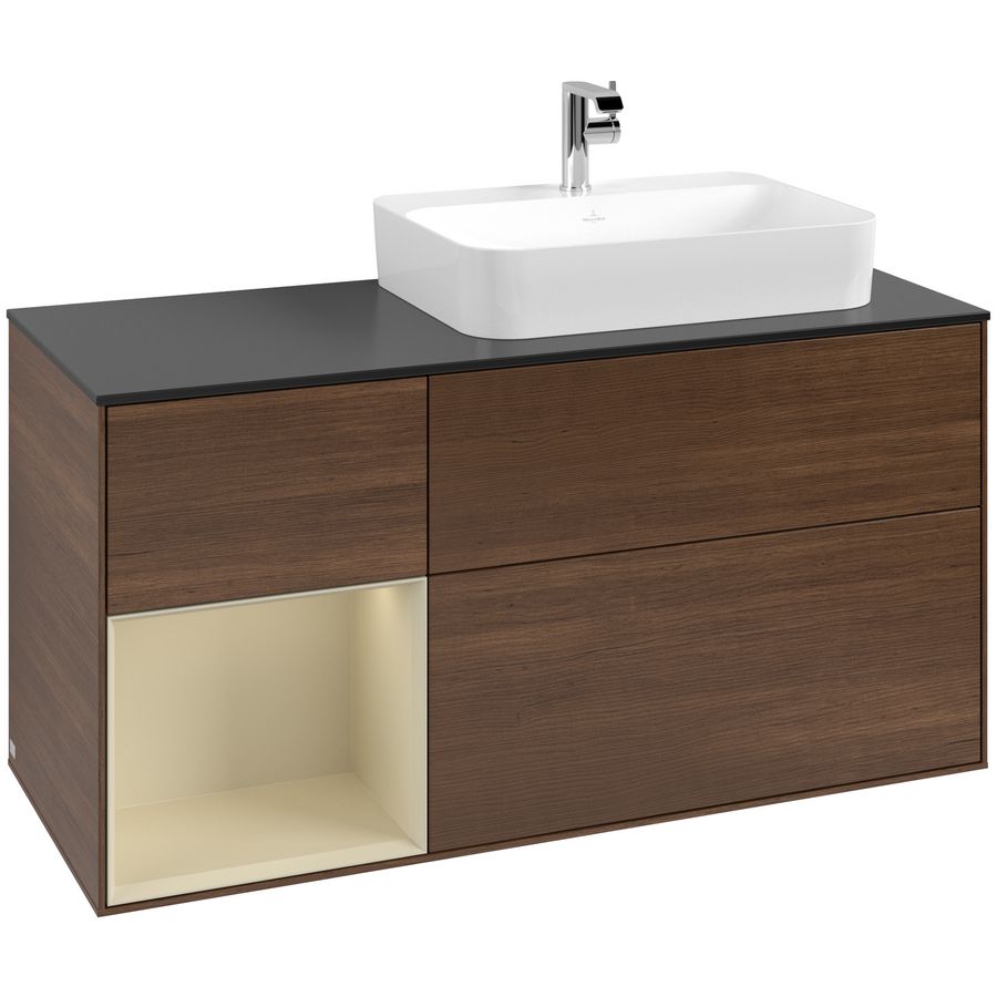 Wastafelonderkast Finion 1200x603x501mm W.Veneer F392HJGN