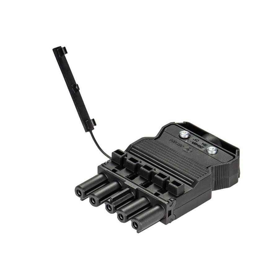 Kabelsteker GST18I5 female zwart schroef VVE=50