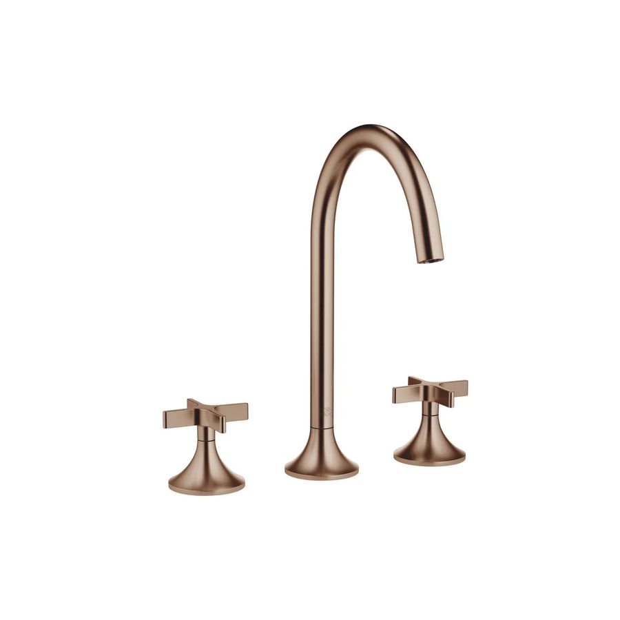 VAIA 3-gats wastafelmgkrn afvoer. Brons gebors. 20713809-42