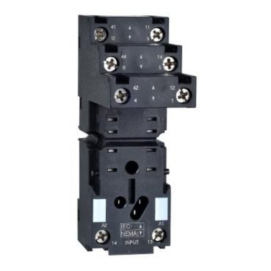 Relaisvoet 12A <250V Aparte contacten Harmony VVE=10