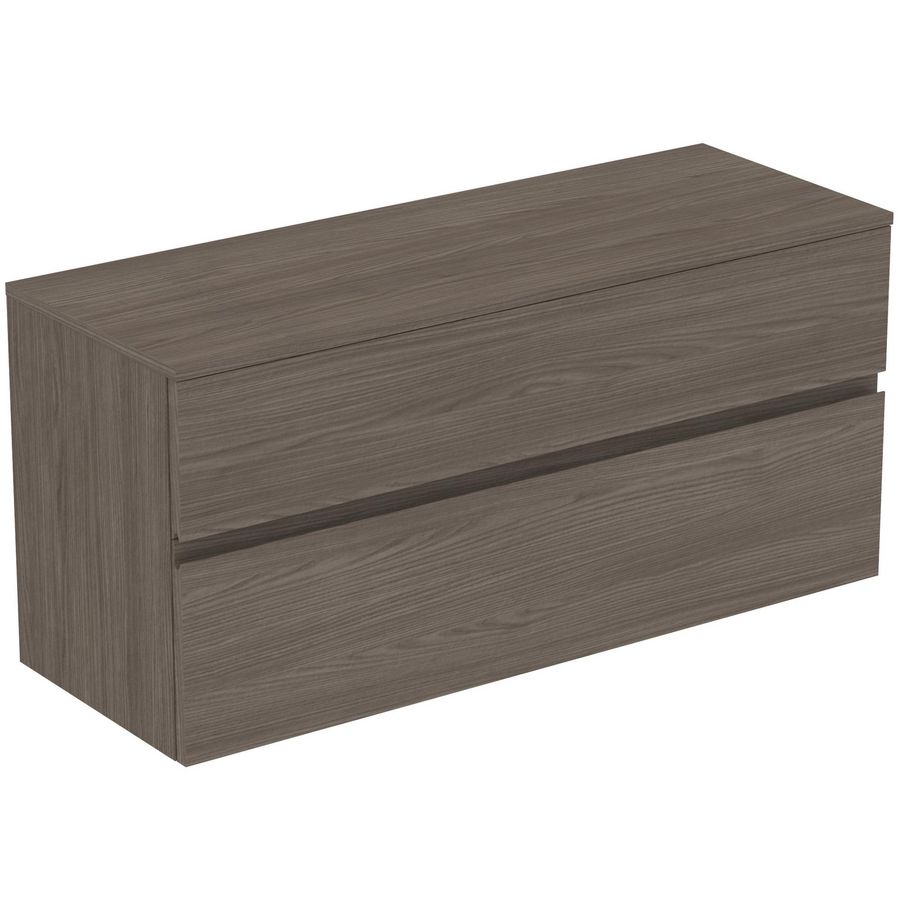 Wastafelmeubel 1202x440x558mm dark elm 2 laden Finesse