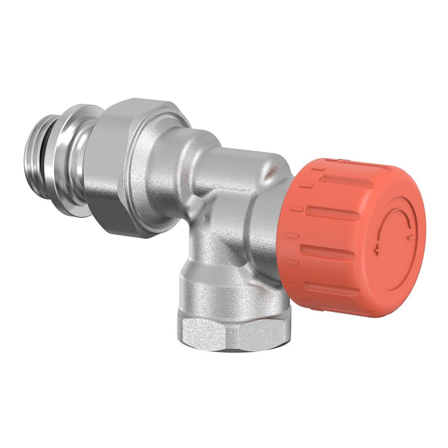 Radiatorafsluiter thermostatisch M30X1/2" voorinstelbaar haaks verk. VVE=10