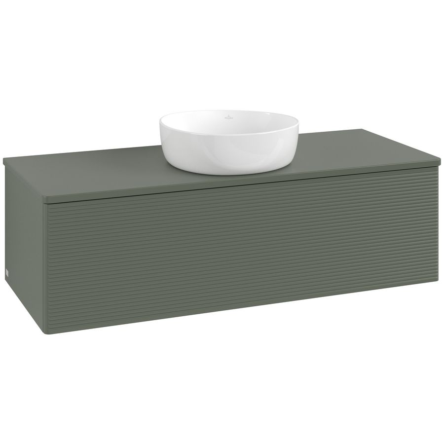 Wastafelonderkast Antao 1200x360x500mm L.Green Matt Lacquer L32150HL