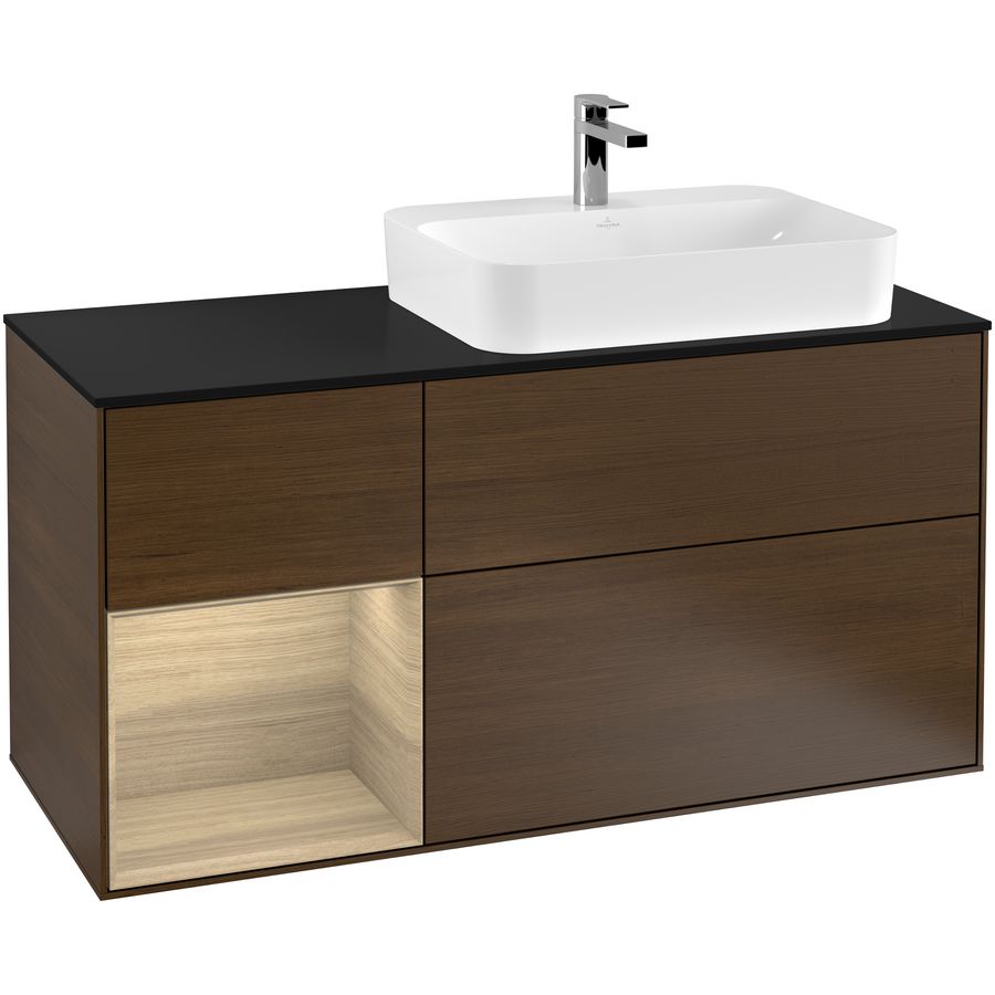 Wastafelonderkast Finion 1200x603x501mm W.Veneer F392PCGN