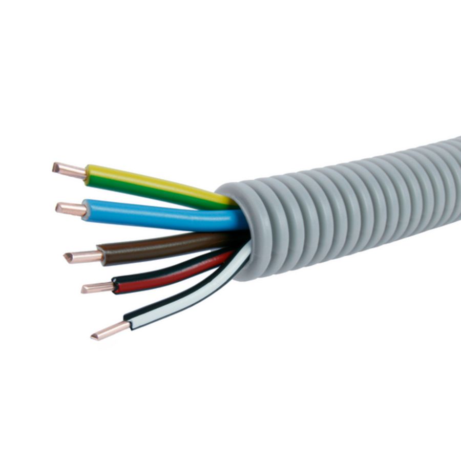 Lengte a 100m. FlexPP GR 20 GGBLBRWZRZ3x2,5+2x1,5