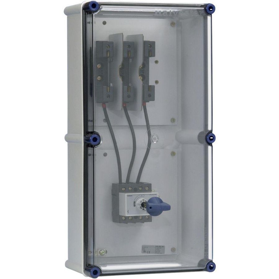 Schakelveiligh.kast 63A 4p DMM+3xgr00 in K463