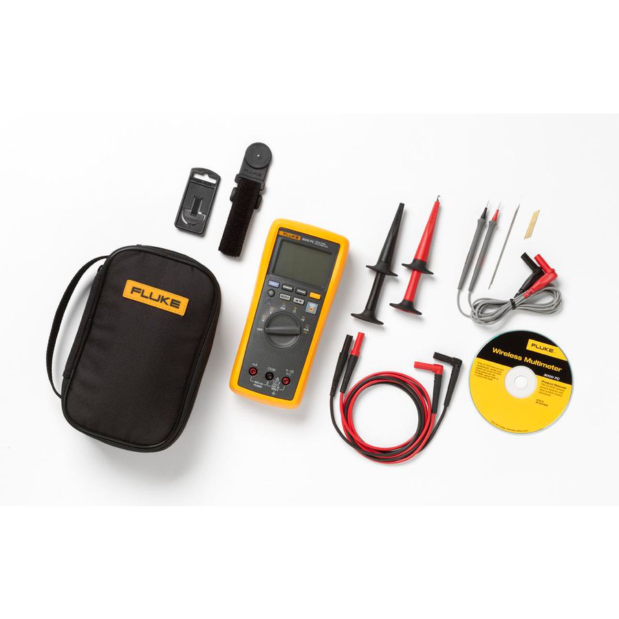 Wireless Digitale TRMS multimeter, wordt o.a. geleverd met T