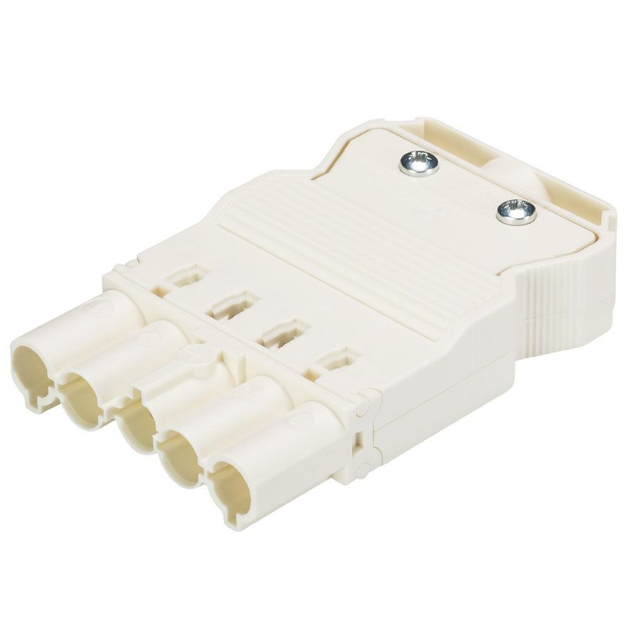 Kabelsteker GST18I5 male wit schroef 92.954.4057.0 VVE=50