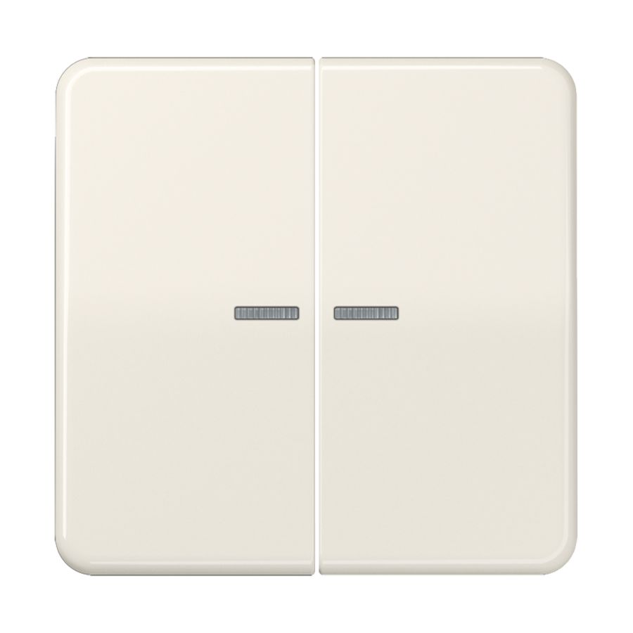 Stuurafdekking CD 2voudig wit HOME