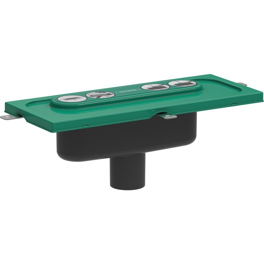 uBox Universal inbouwdeel rechte afvoer vert. installatie