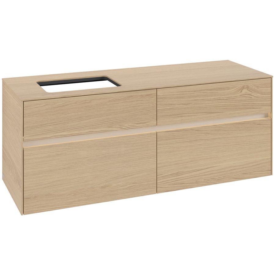 Wastafelonderkast Collaro 1400x548x500mm Nord.Oak C117B0VJ