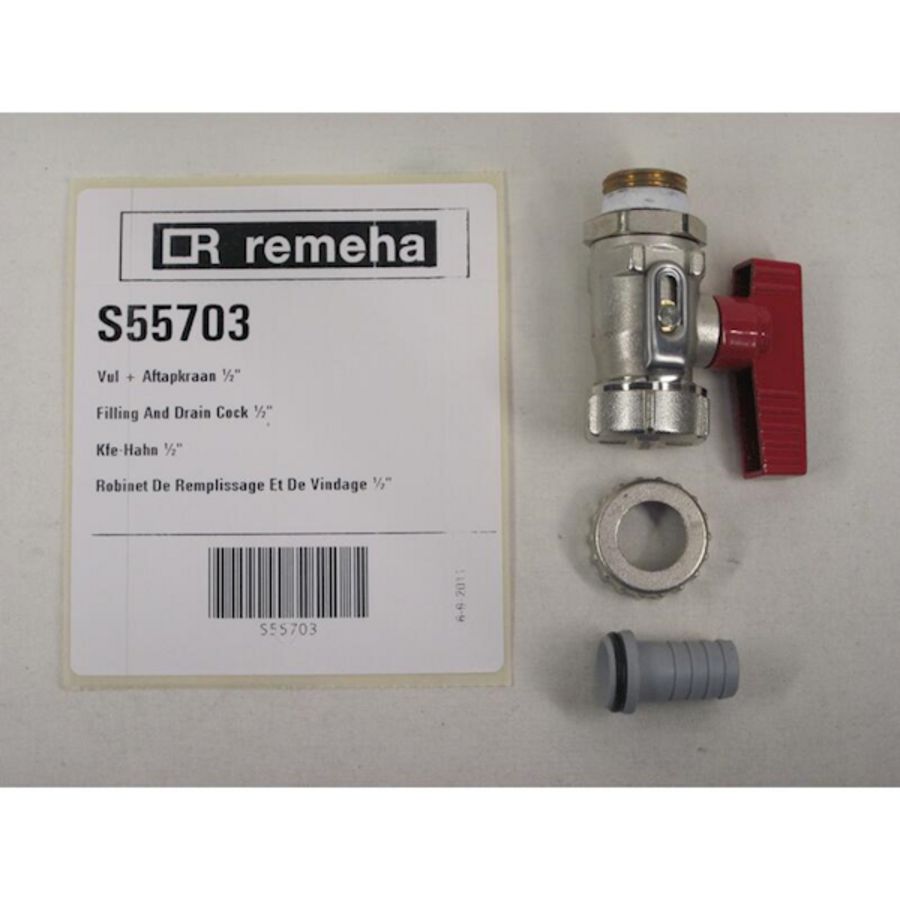 Vul/aftapkraan1/2" S55703
