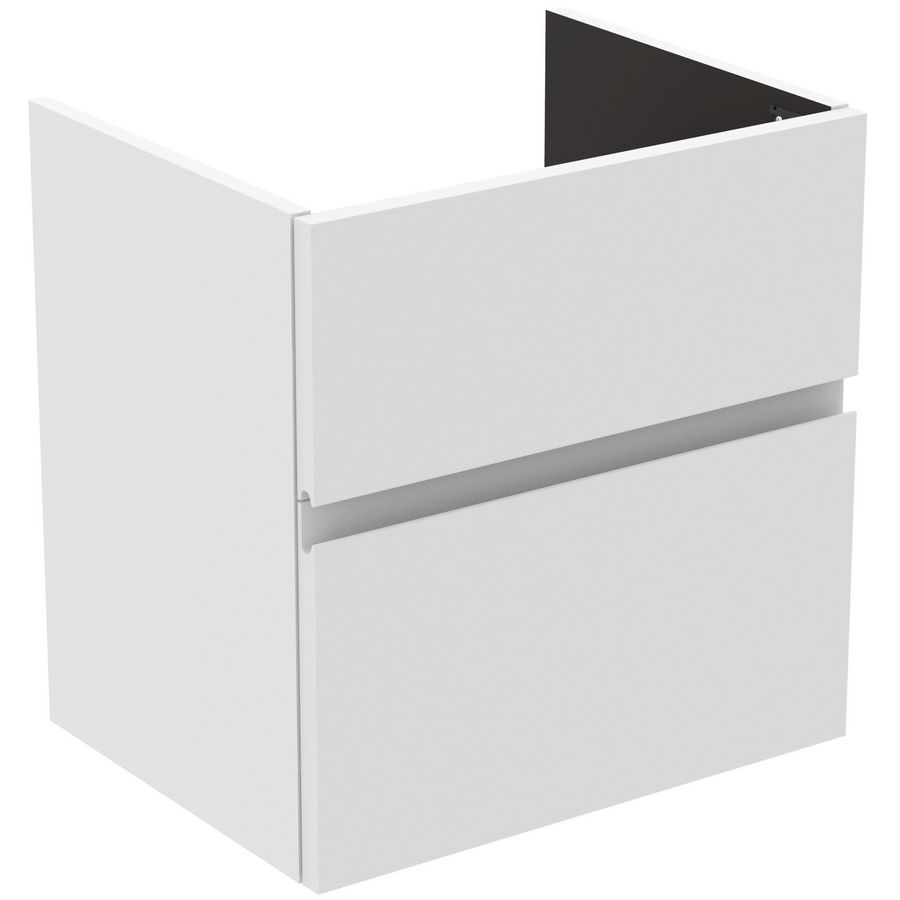 Wastafelmeubel 530x409x540mm matt white 2 laden Finesse