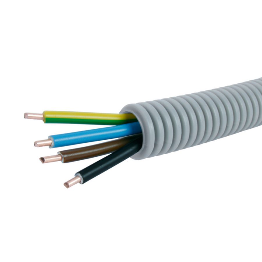 Lengte a 100m. FlexPP GR 16 GGBLBRZW 3x2,5+1x1,5