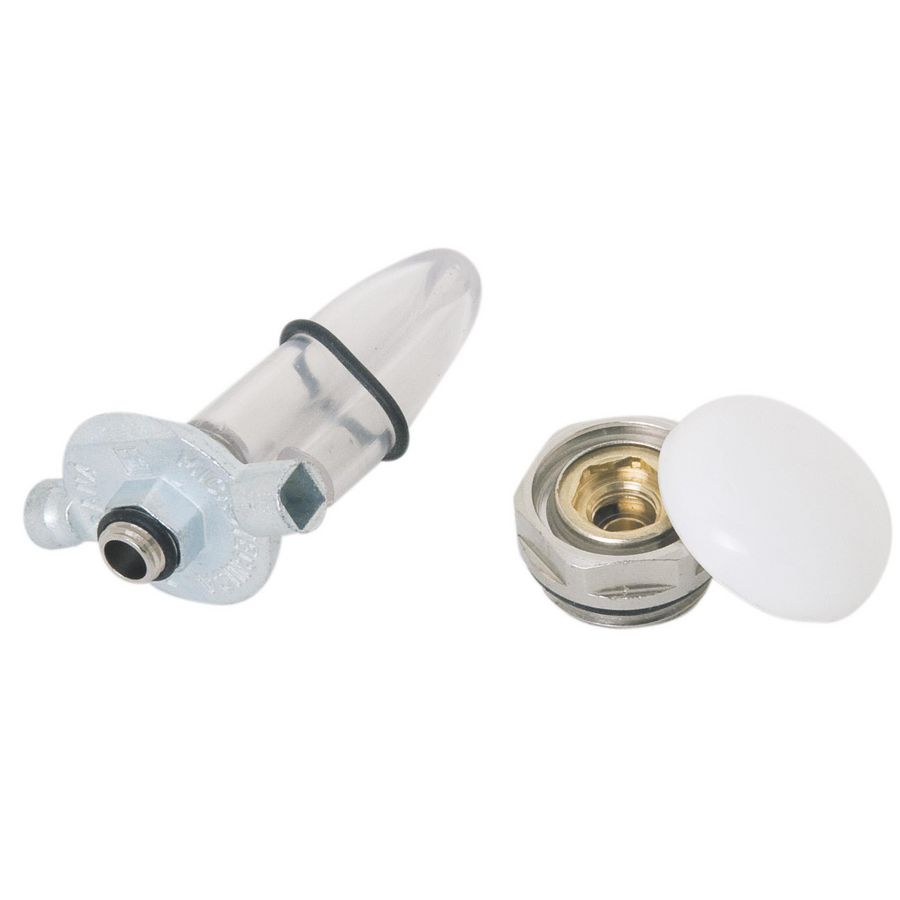 Radiatoraftapper 1/2" Cachet design chroom met sleutel VVE=10