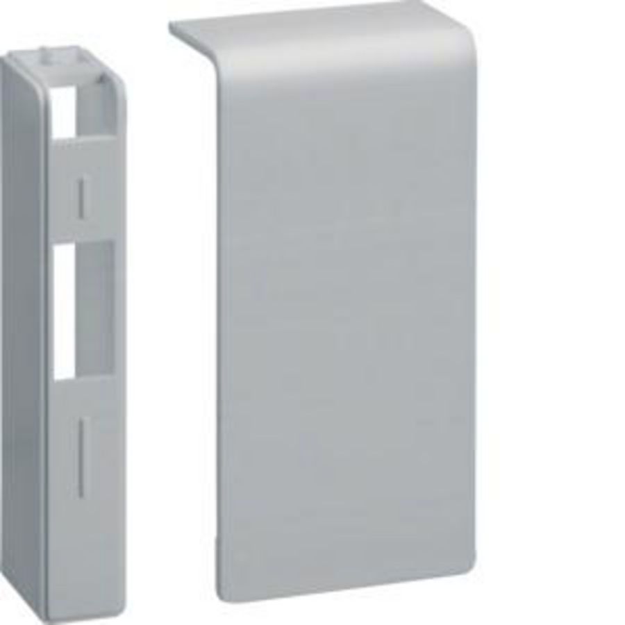 Eindstuk L/R voor goot 80mm hoog SL alulook