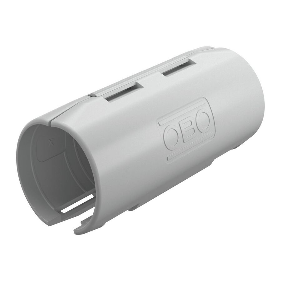 Quick-Pipe verbindingsmof M25 licht grijs RAL7035 VVE=10