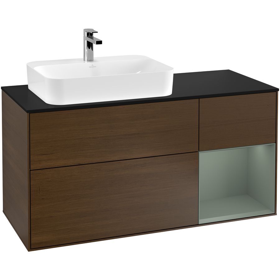 Wastafelonderkast Finion 1200x603x501mm W.Veneer F402GMGN