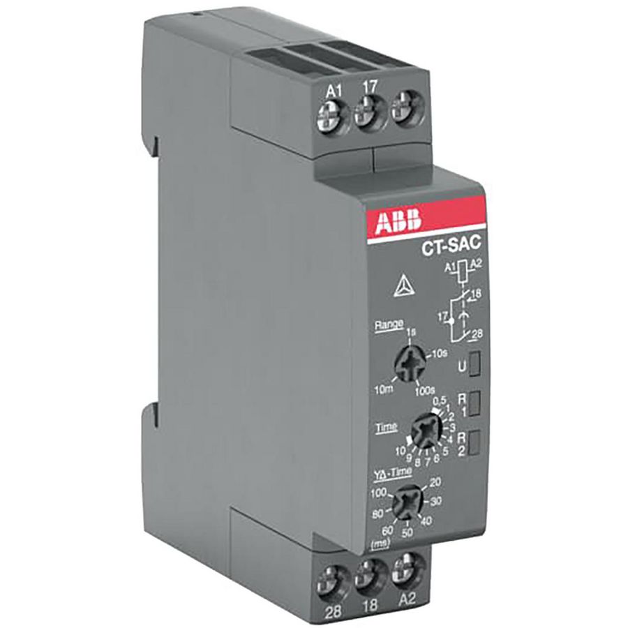 Tijdrelais driehoek 2n/o 24-48VDC/24-240VAC 1SVR508210R0100