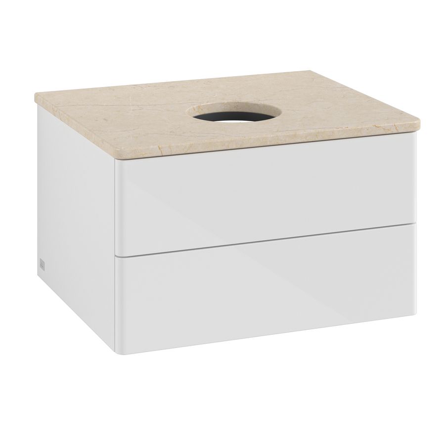 Wastafelonderkast Antao 600x360x500mm G.White.L K18013GF