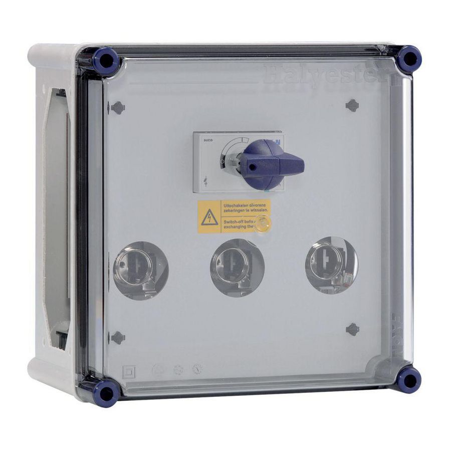 Voedingskast 40A 4p Duco 3xDII