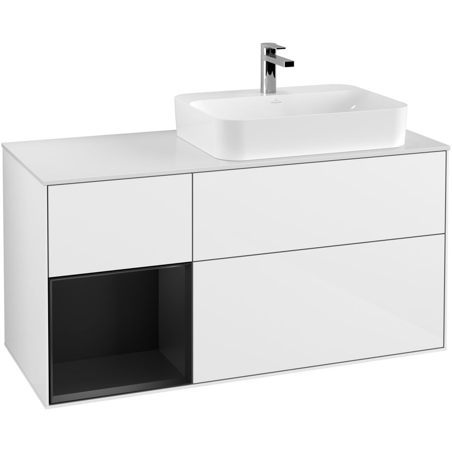 Wastafelonderkast Finion 1200x603x501mm G.White.L F391PDGF