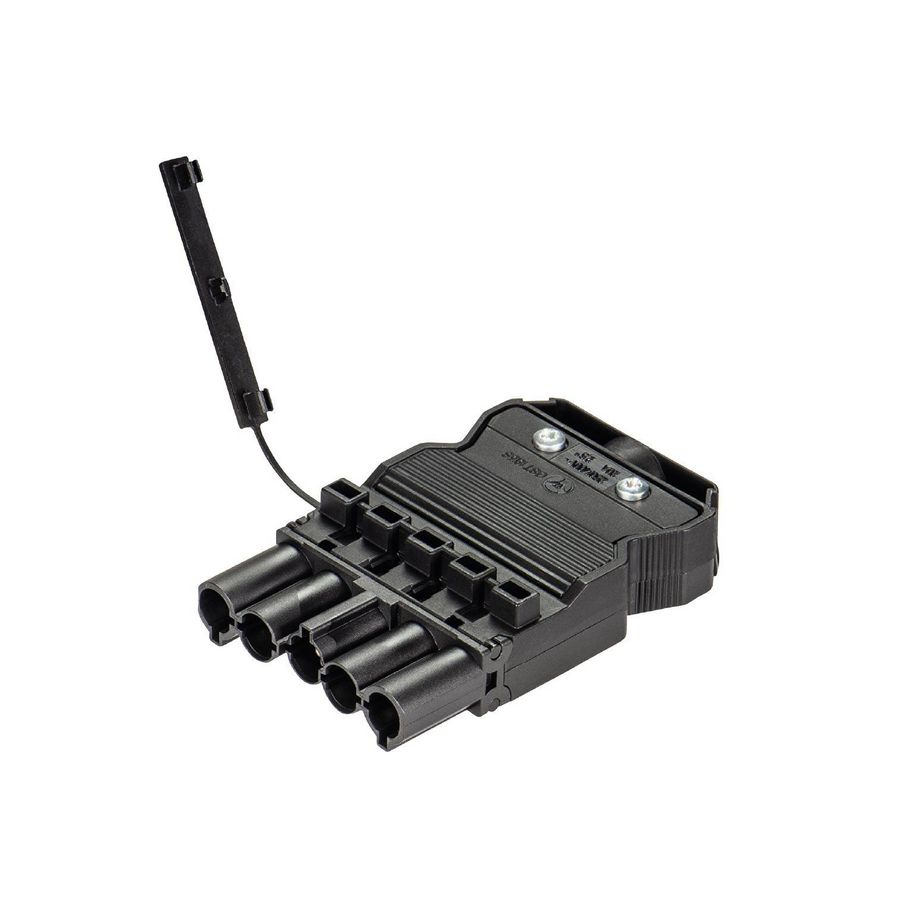 Kabelsteker GST18I5 male zwart schroef VVE=50