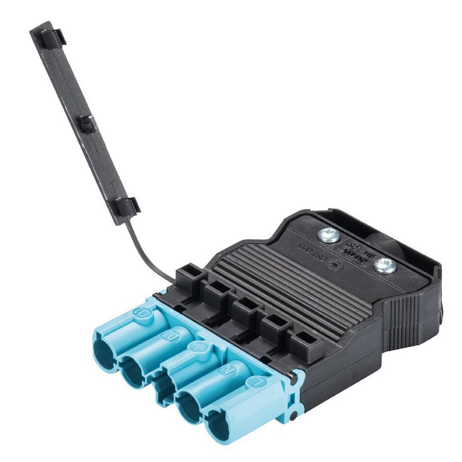 Kabelsteker GST18I5 male pastelblauw schroef VVE=50