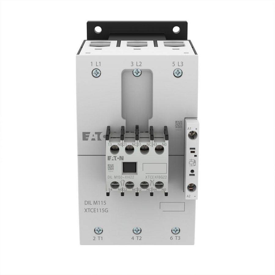 Magneetschakelaar DILM115(RDC24) (24-27VDC) 55kW 2m 2v