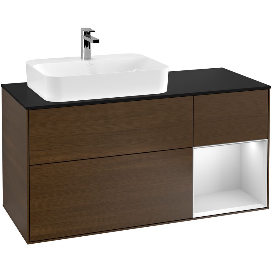 Wastafelonderkast Finion 1200x603x501mm W.Veneer F402MTGN