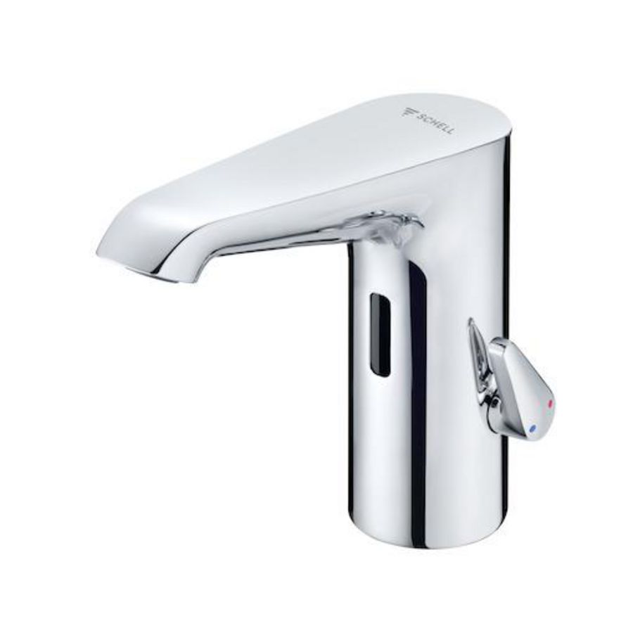 Wastafelmengkraan elektronisch XERIS E² HD-M medium mengwater chroom excl. stroomvoorziening