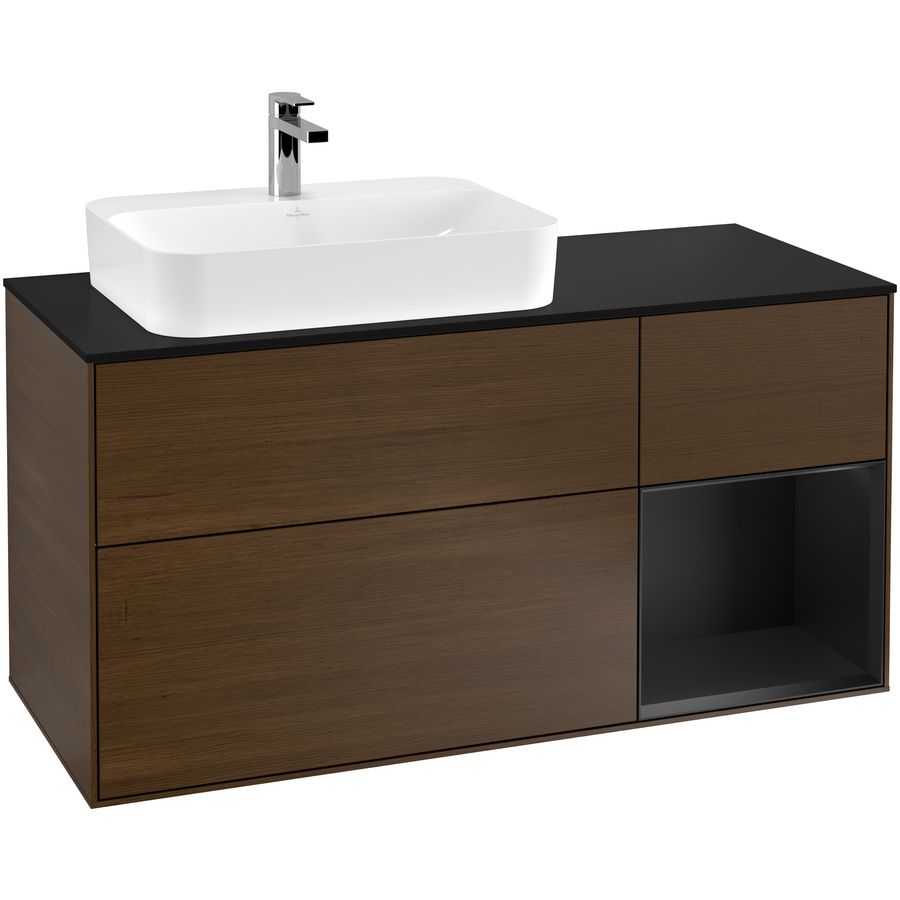 Wastafelonderkast Finion 1200x603x501mm W.Veneer F402PDGN
