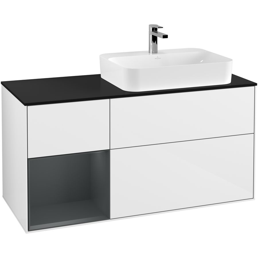 Wastafelonderkast Finion 1200x603x501mm G.White.L F392HGGF