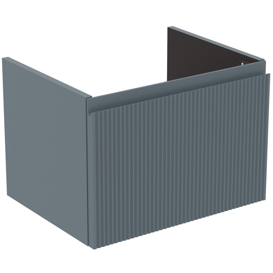 Wastafelmeubel 530x409x370mm matt ashblue 1 lade Finesse