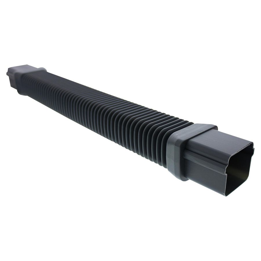 Flexibel leidingstuk 65X50mm antraciet grijs PVC RAL7016