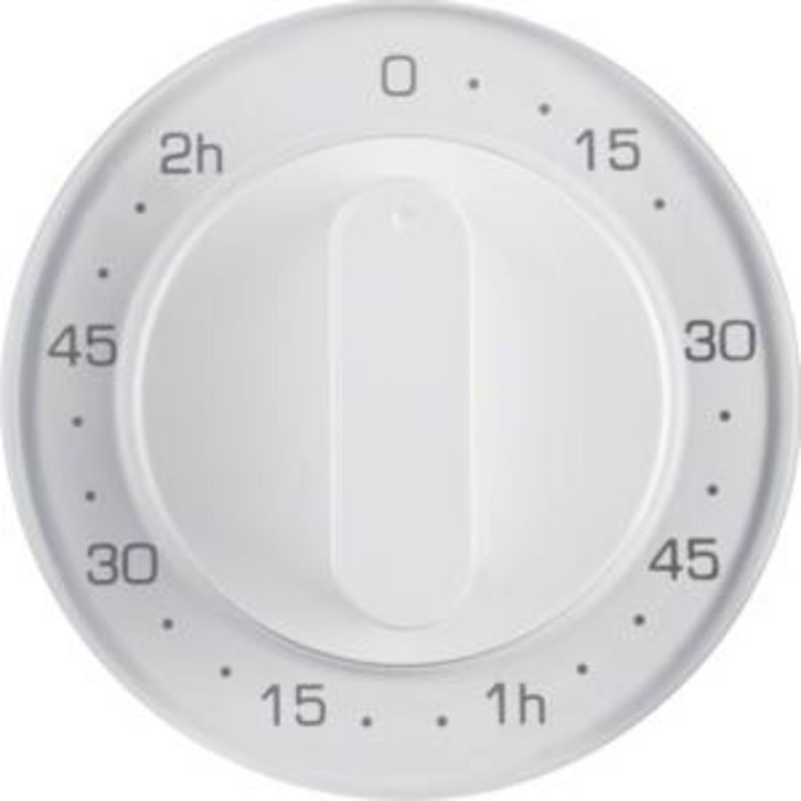 Afdek. mech. tijdschakelklok berker R.1/R.3/R.8 polarwit